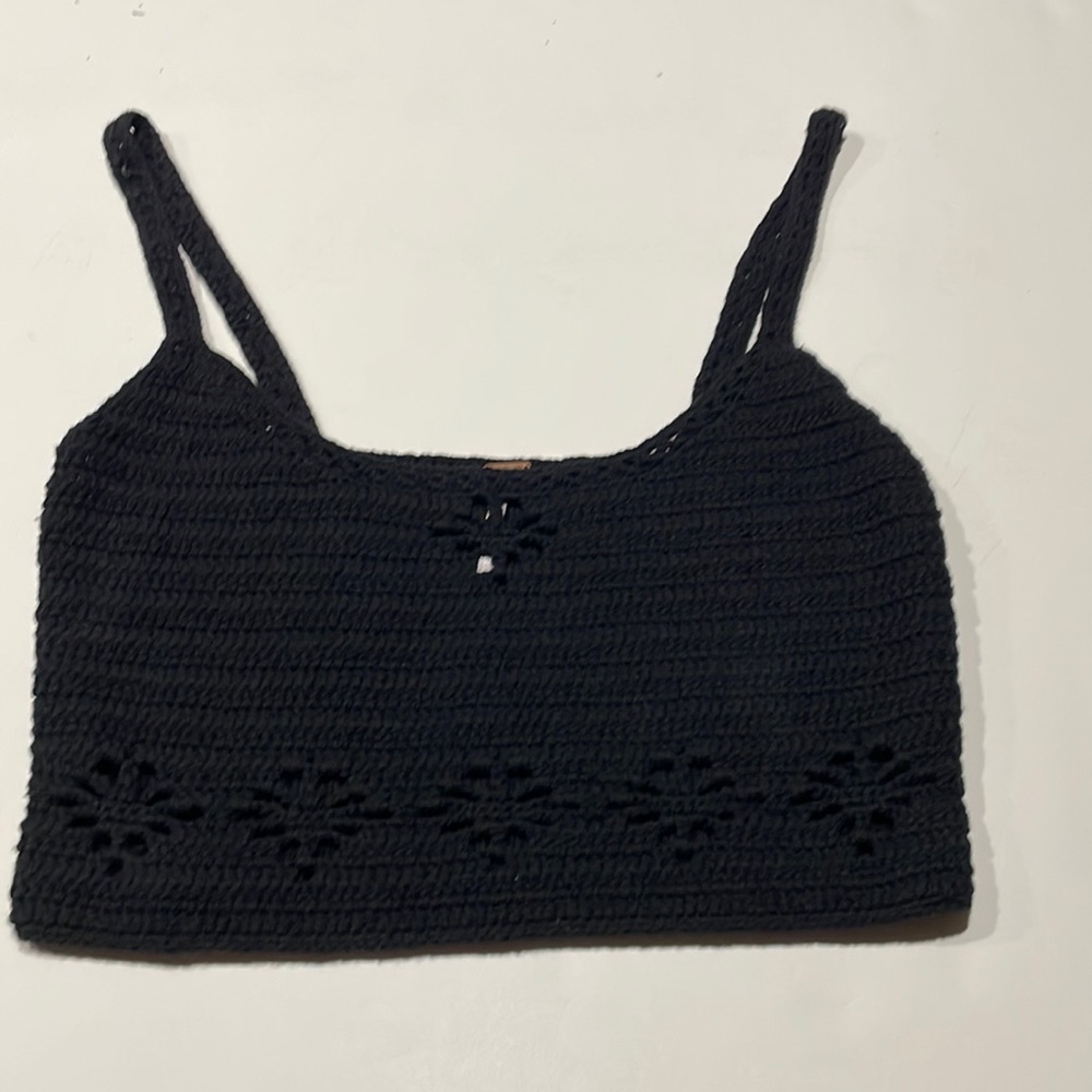 Free people sweater crop top